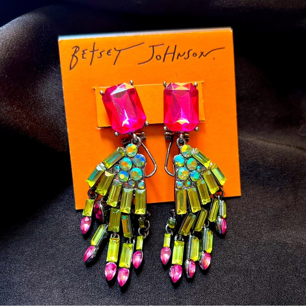 Betsey Johnson Witch Hand Earrings